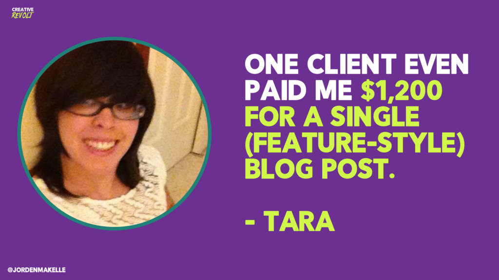 freelance writing success story