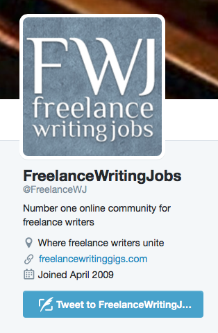 twitter for freelance writers