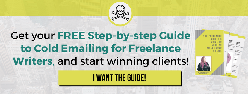 cold emailing for freelance writers