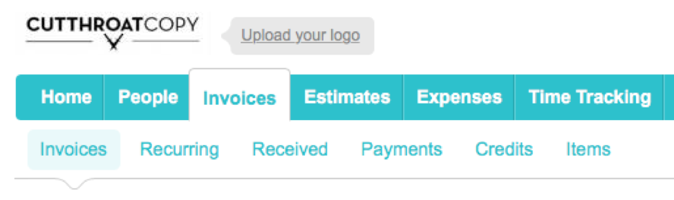 freelance writing invoice