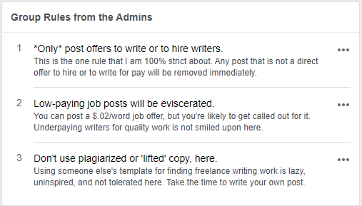 freelance writing jobs facebook groups 4