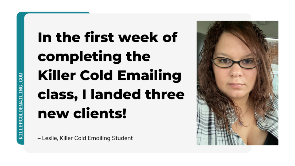 killer cold emailing course review meaghan